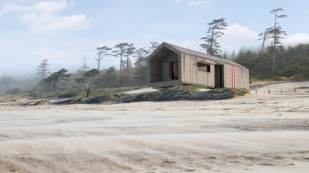 Chris Dawson Architect - Amber Road Trekking Cabins Competition, Shortlisted Finalist. Latvia, Europe