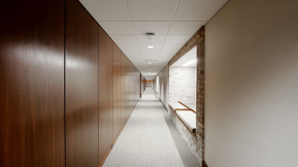 Chris Dawson Architect - Interior Design of Boarding School - Human Resources Suite. Founders Hall, Milton Hershey School, Hershey, PA, USA