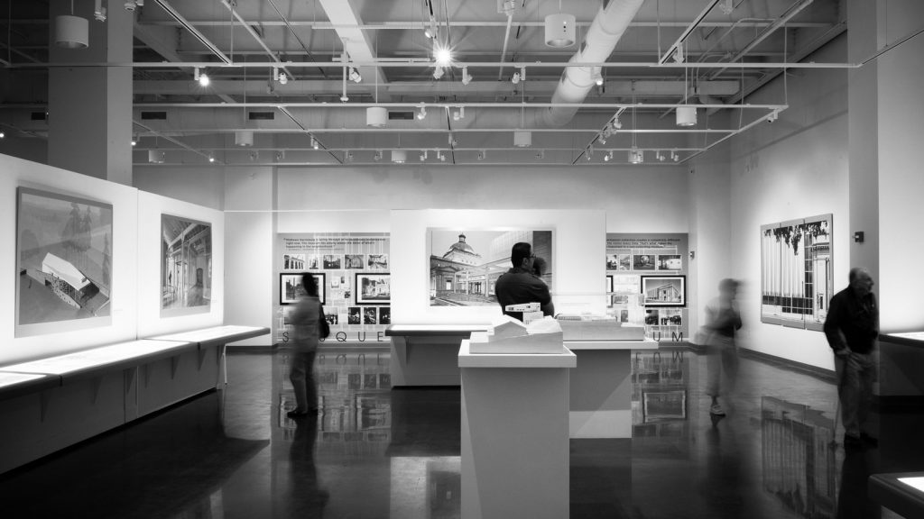 Chris Dawson Architect - Susquehanna Art Museum - Towards a New/Old Architecture Exhibition Design. Harrisburg, PA, USA